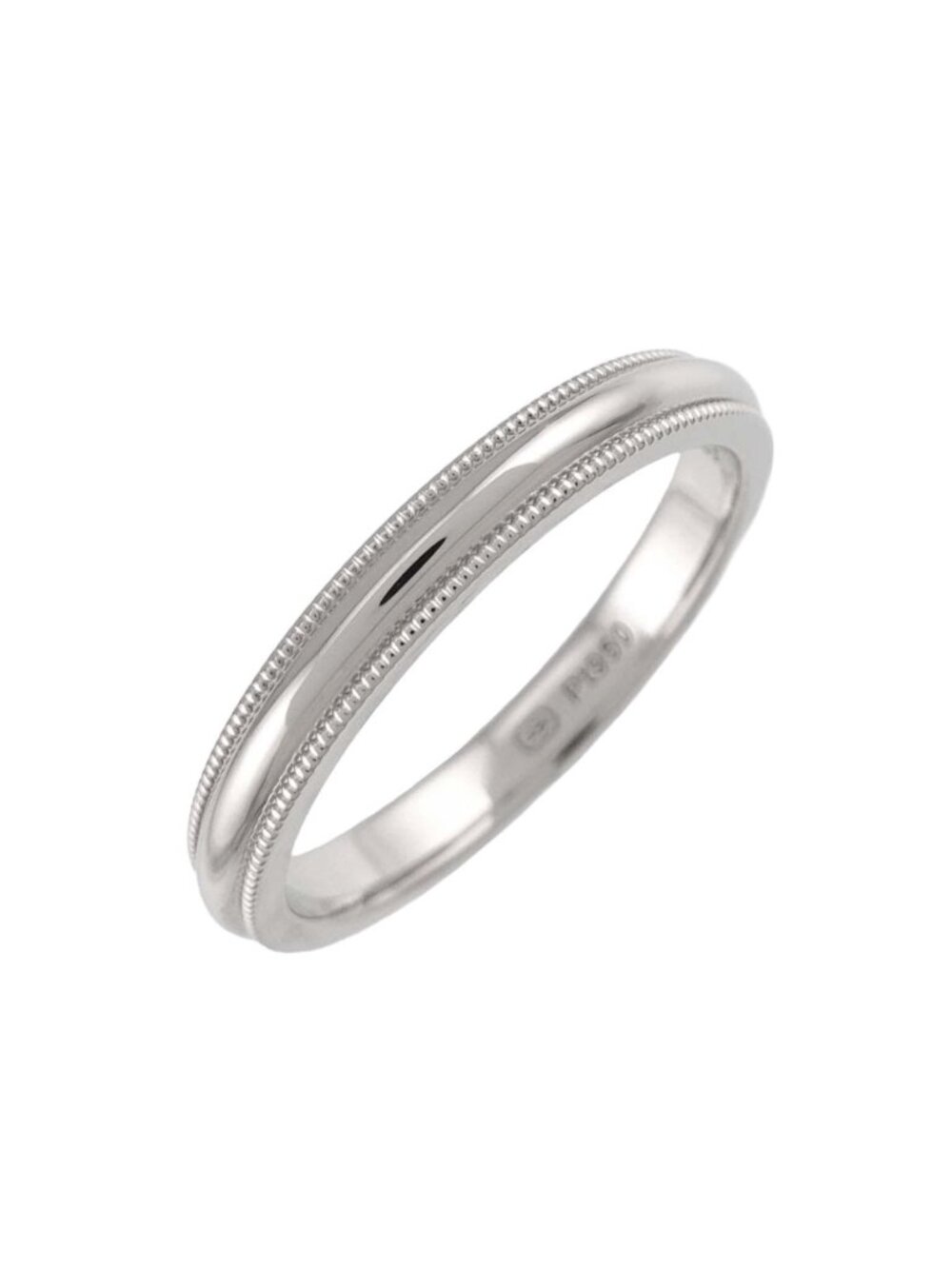 Harry Winston Milgrain Ring Platinum